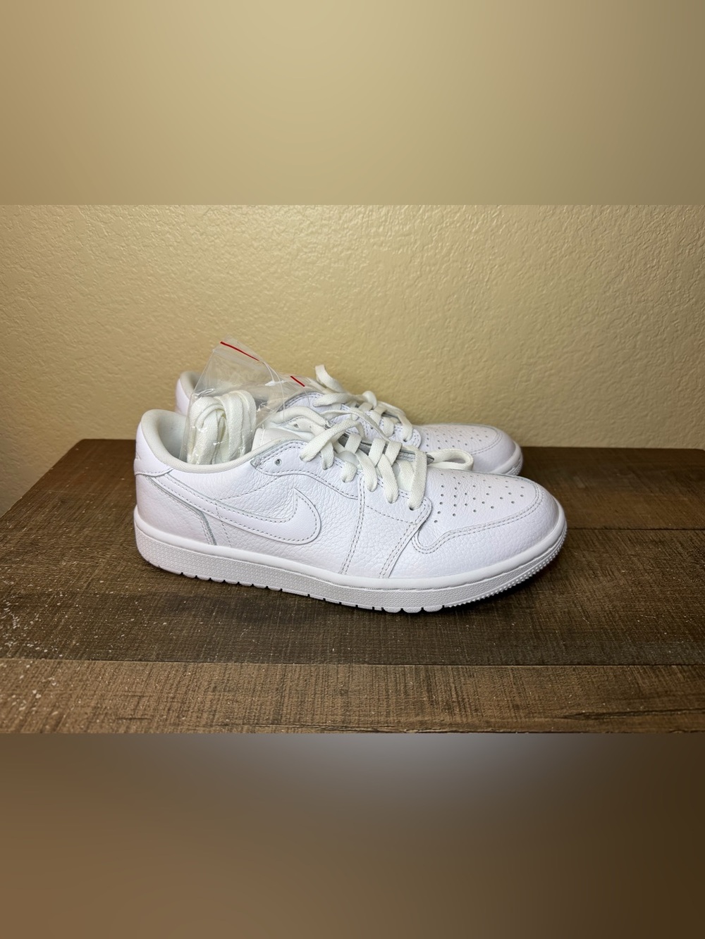 Air Jordan 1 Low Golf “Triple White” 
- Size 8 Men /  9.5 Women.